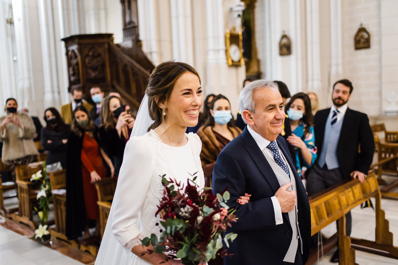 Fotos boda Basílica concepción goya